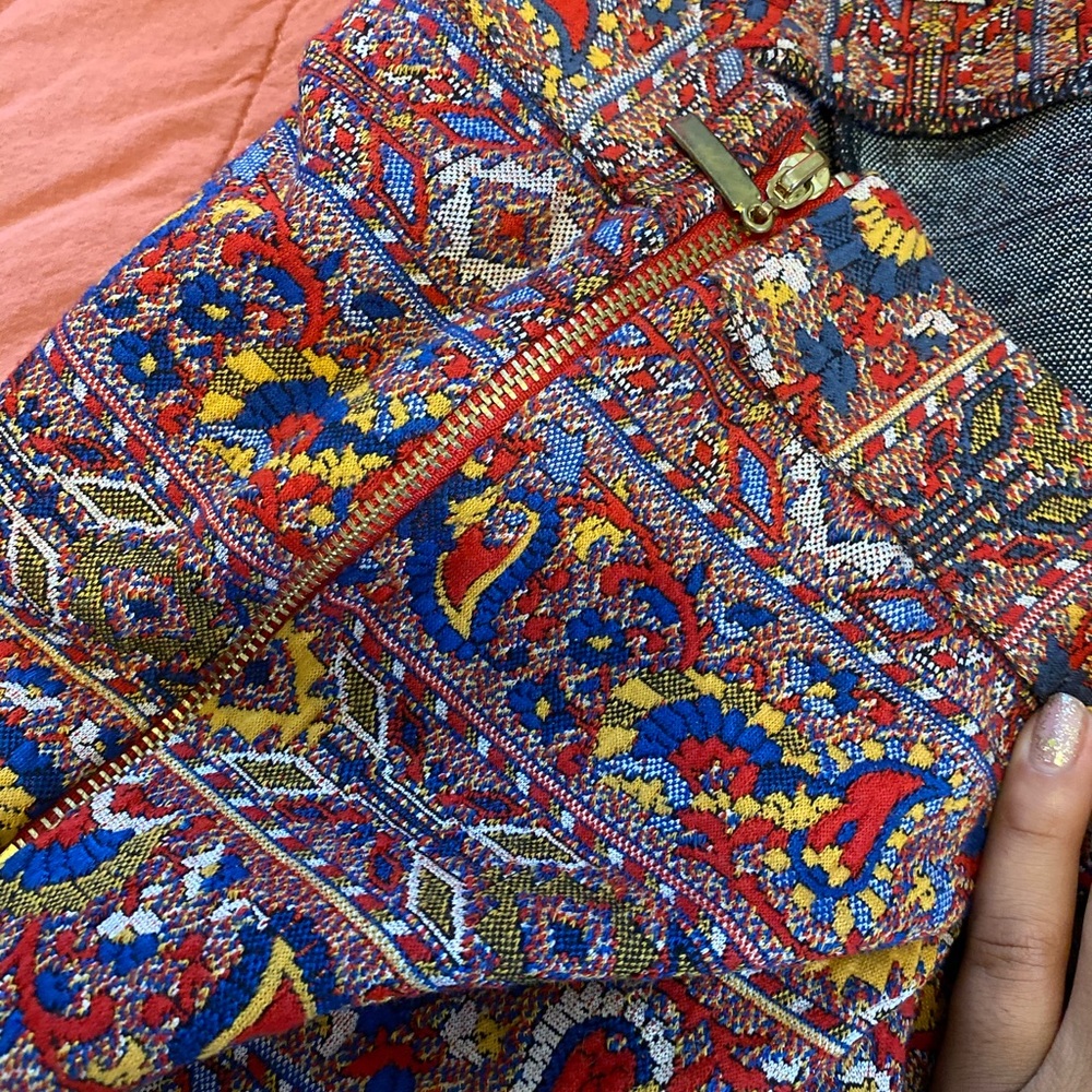 Vintage print sweater pants - Picture 3 of 5